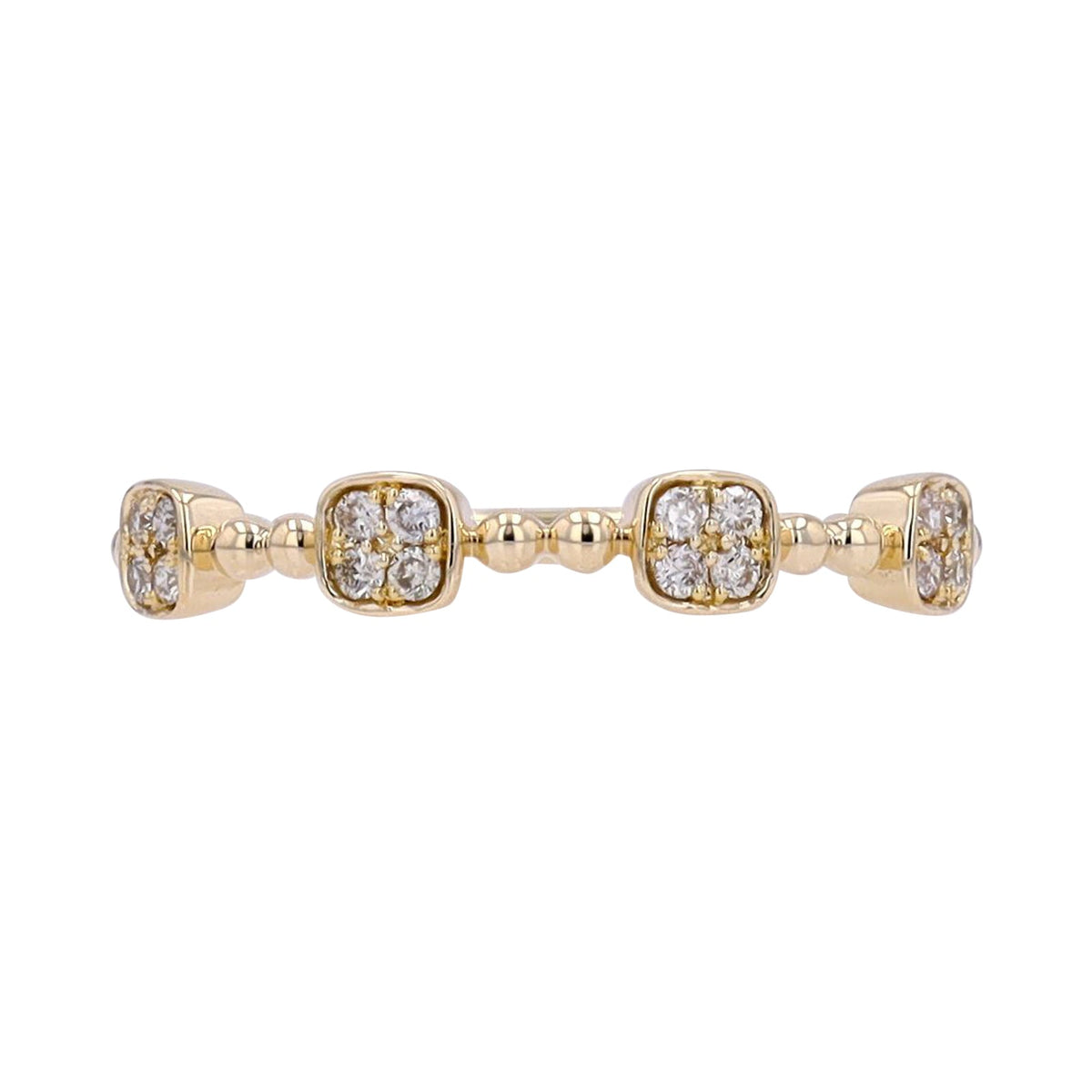 14K Diamond Stackable Band<p><strong>More Colors Available</p></strong>