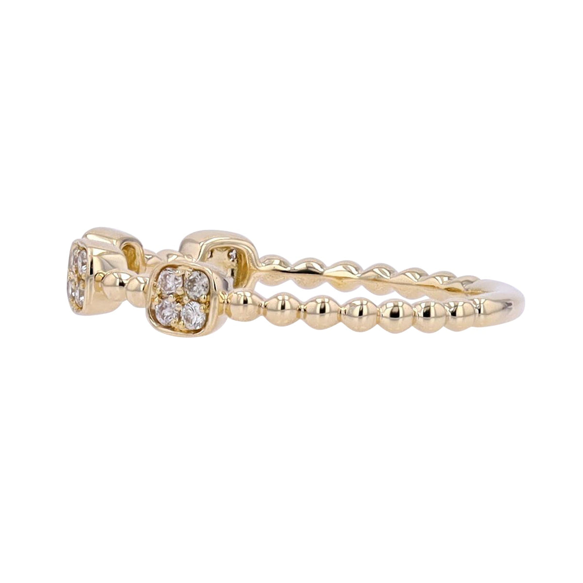14K Diamond Stackable Band<p><strong>More Colors Available</p></strong>