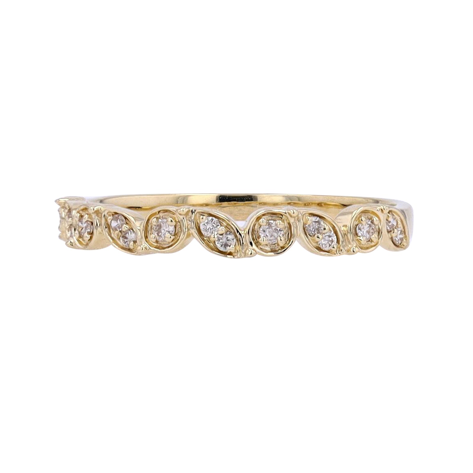 10K Diamond Stackable Band<p><strong>More Colors Available</p></strong>