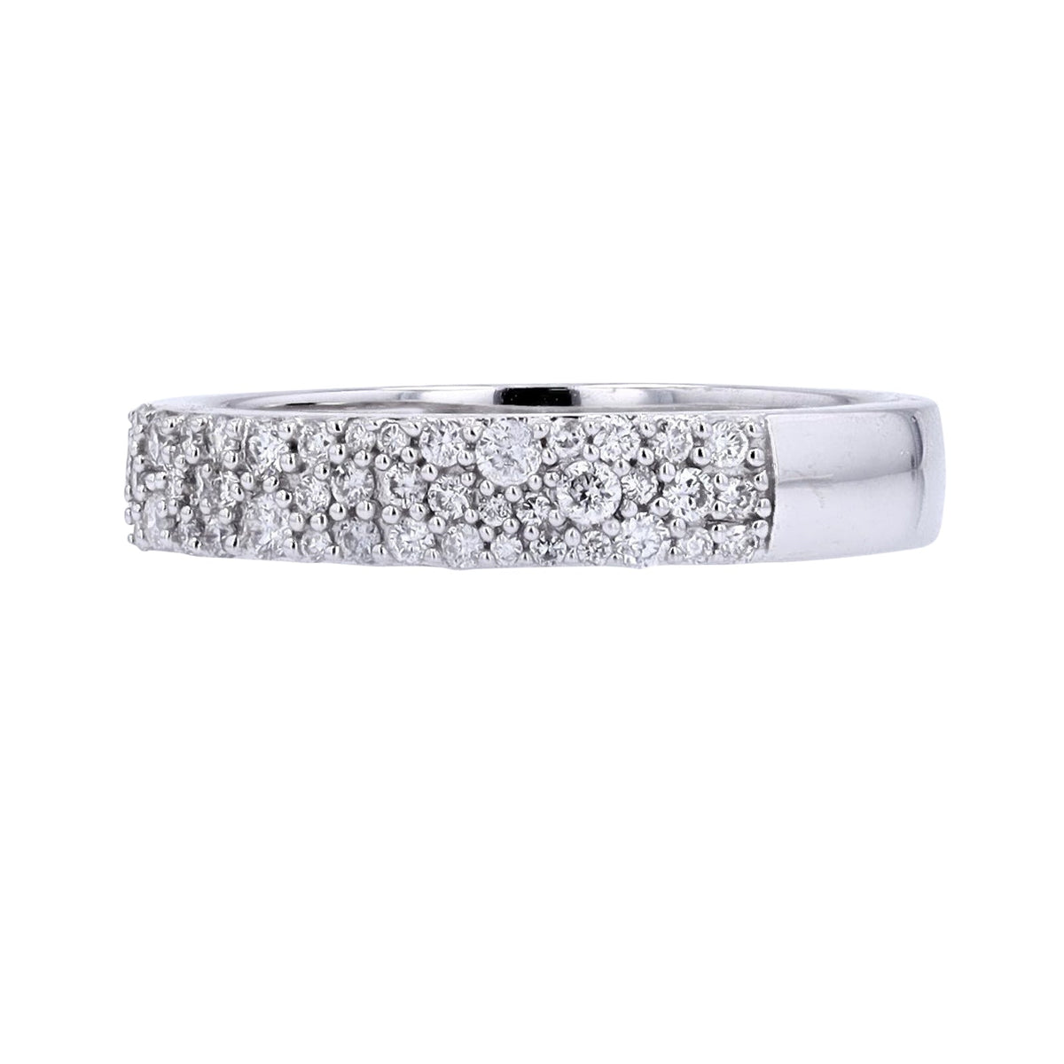 14K WG Simply Vera By Vera Wang .33 CTW Diamond Cluster Band
