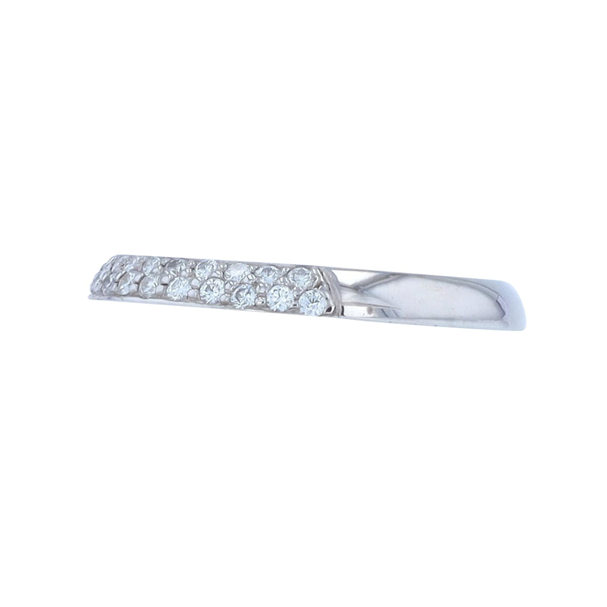 18K WG .33 CTW Diamond Band
