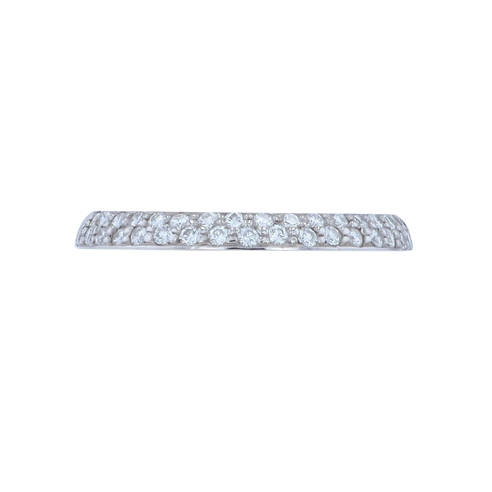 18K WG .33 CTW Diamond Band