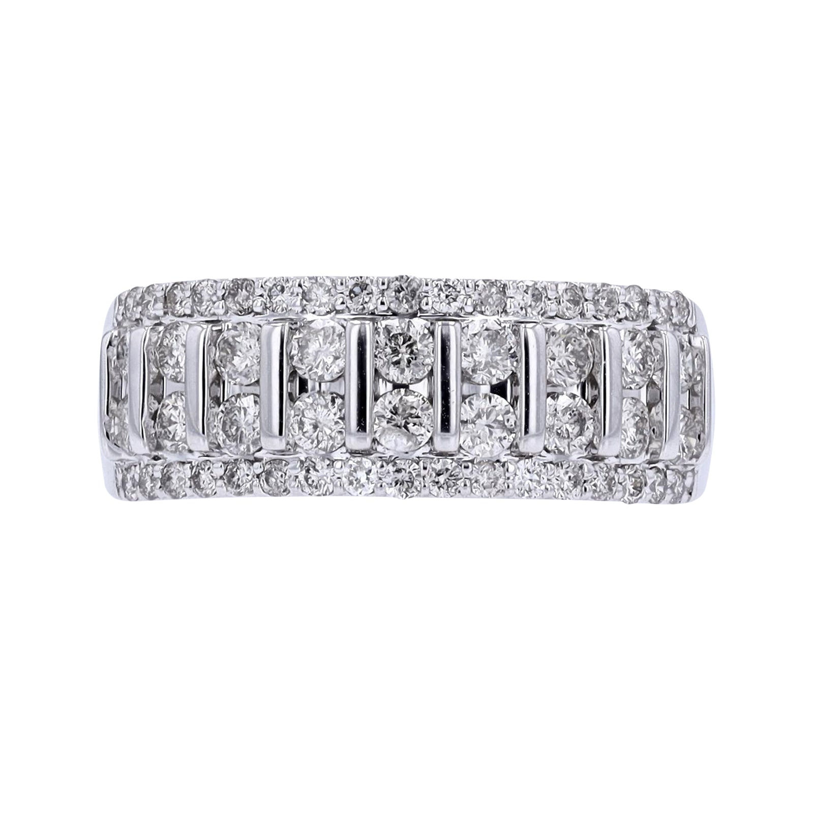 10K WG 1 CTW Diamond Band