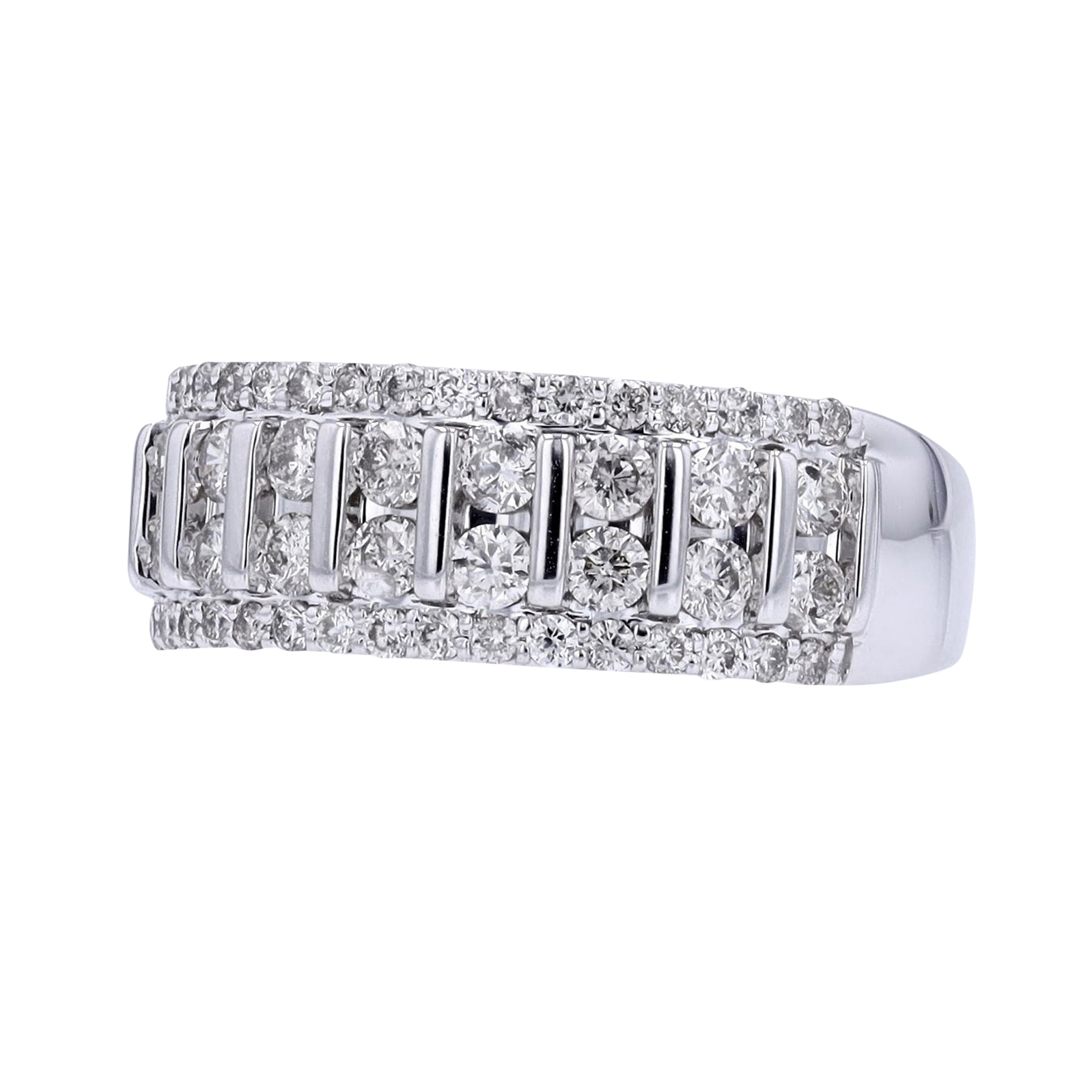 10K WG 1 CTW Diamond Band