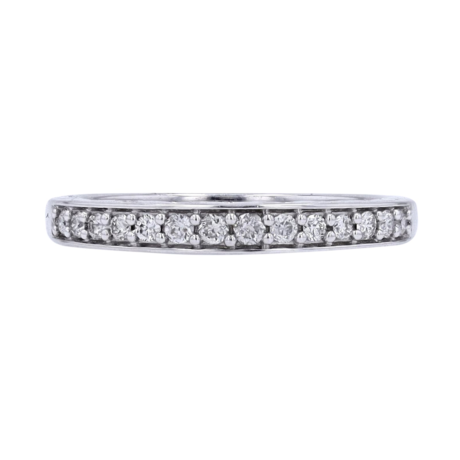 10K WG 1/4 CT Diamond Wedding Band