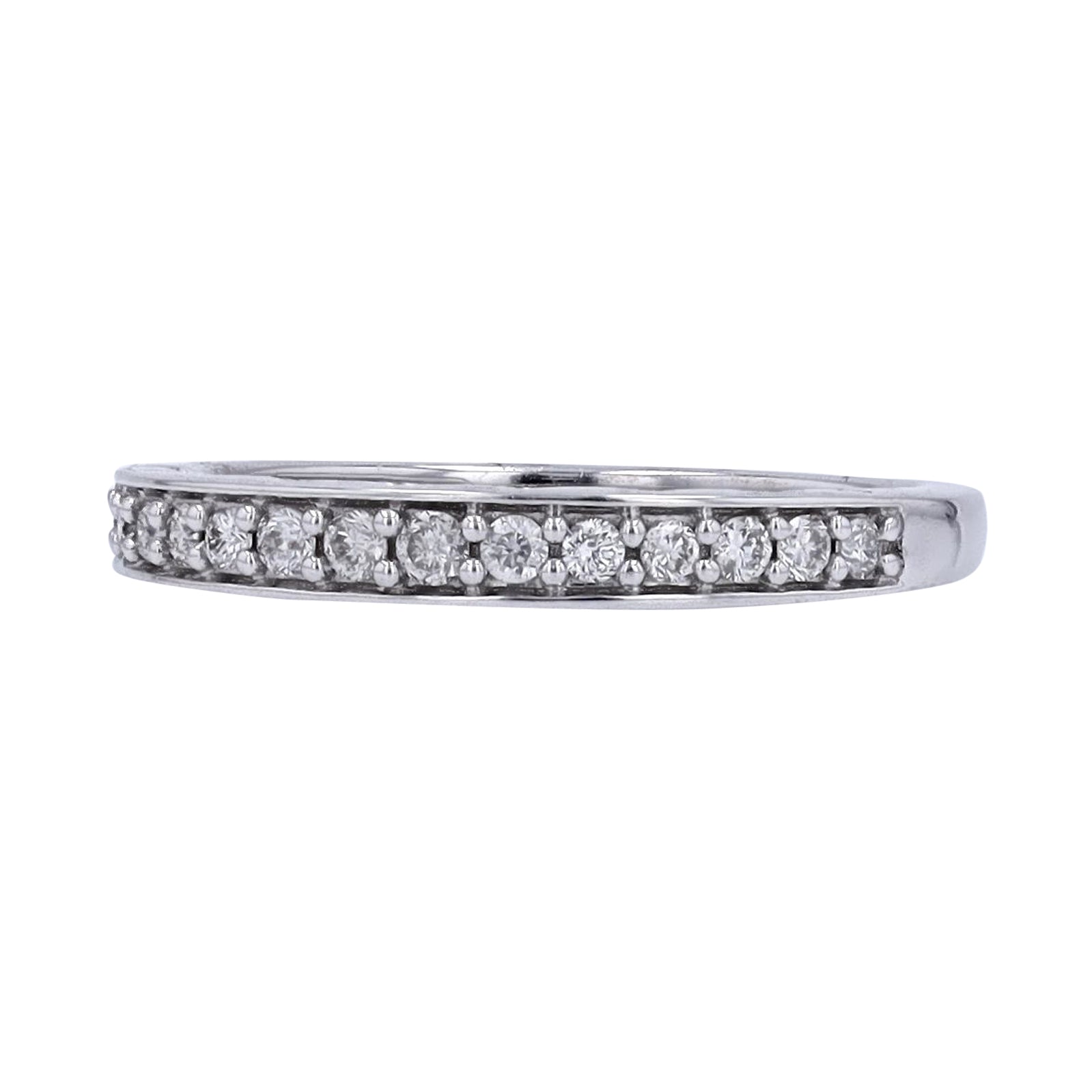10K WG 1/4 CT Diamond Wedding Band