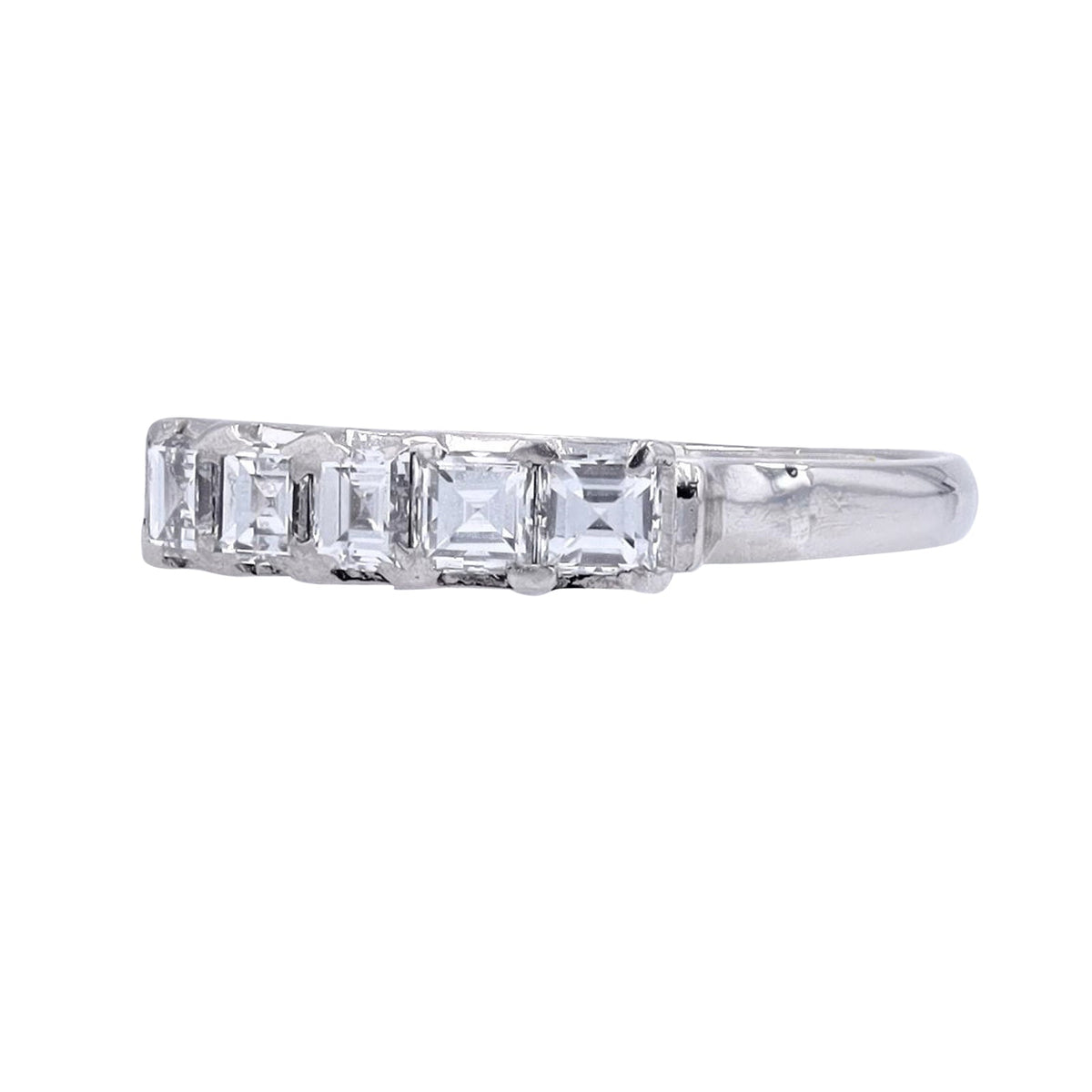 PT900 1.05 CT Diamond Five Stone Band