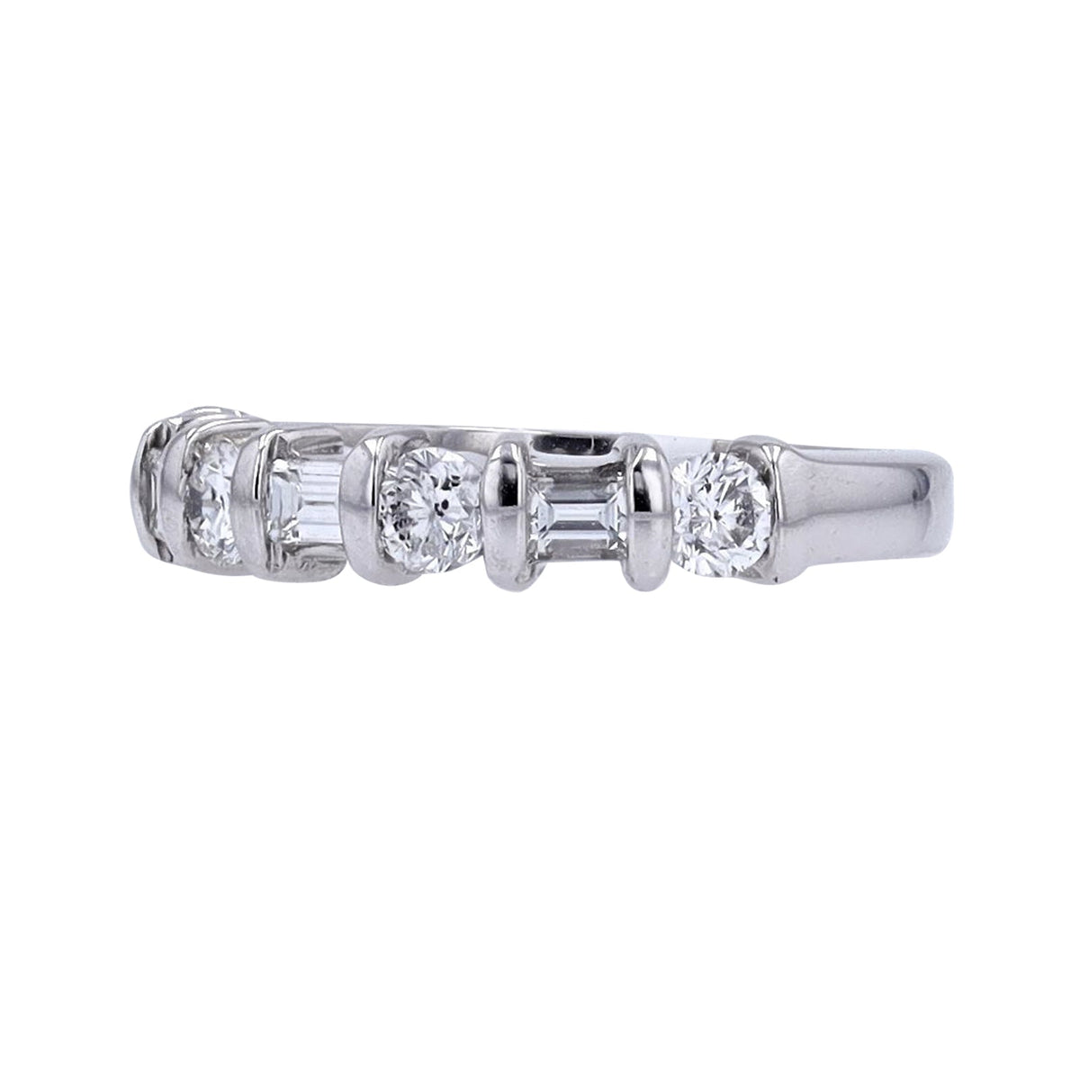 14K WG 1 CT Diamond Band