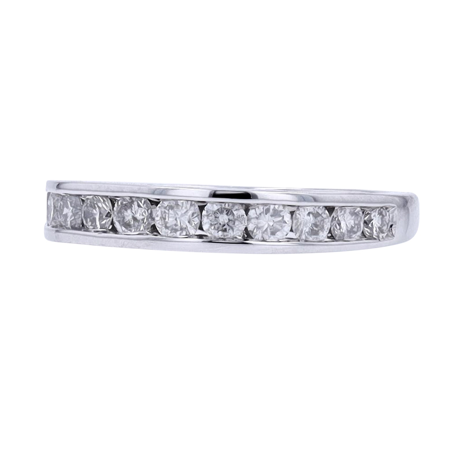 14K WG .71 CTW Diamond Band