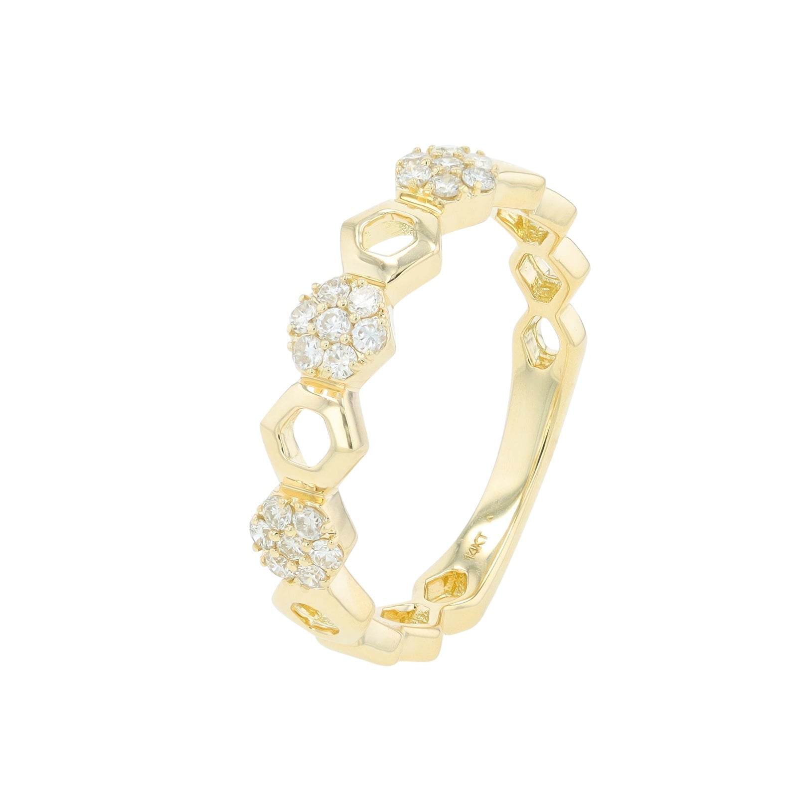 14K .25 CTW Diamond Band<p><strong>More Colors Available</p></strong>
