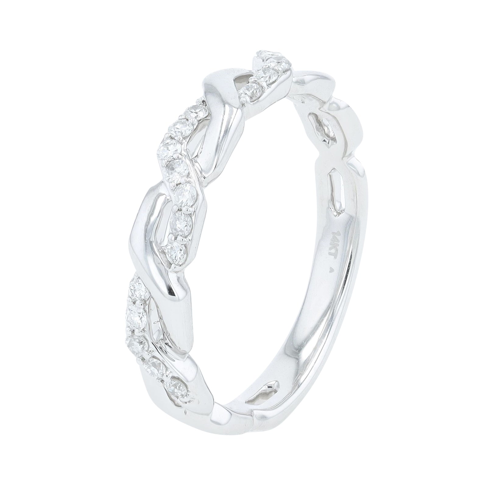 14K .22 CTW Diamond Band<p><strong>More Colors Available</p></strong>