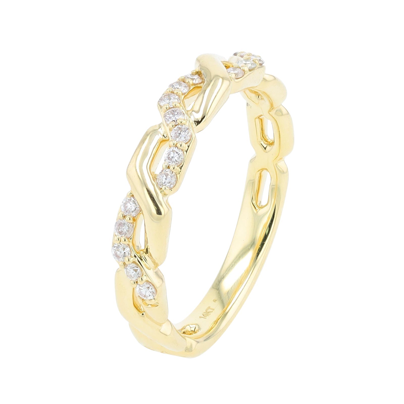 14K .22 CTW Diamond Band<p><strong>More Colors Available</p></strong>