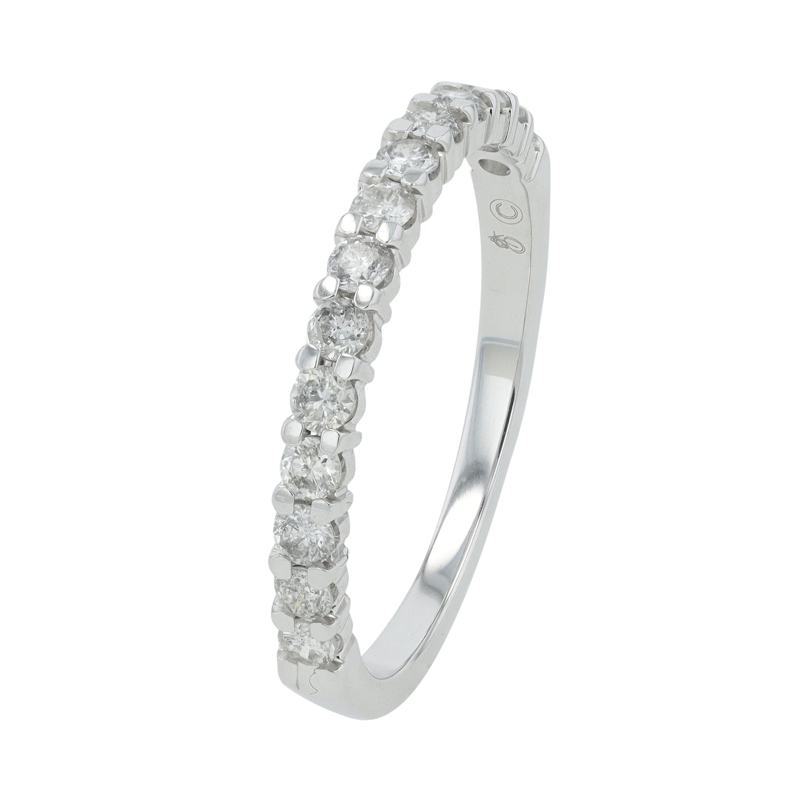 10K WG .50 CTW Diamond Band