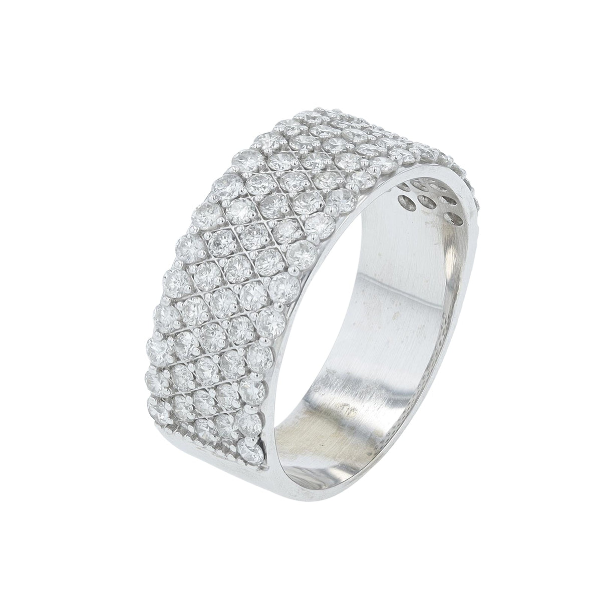 14K WG 1.50 CTW Diamond Band