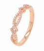 10K RG .15 CTW Diamond Band