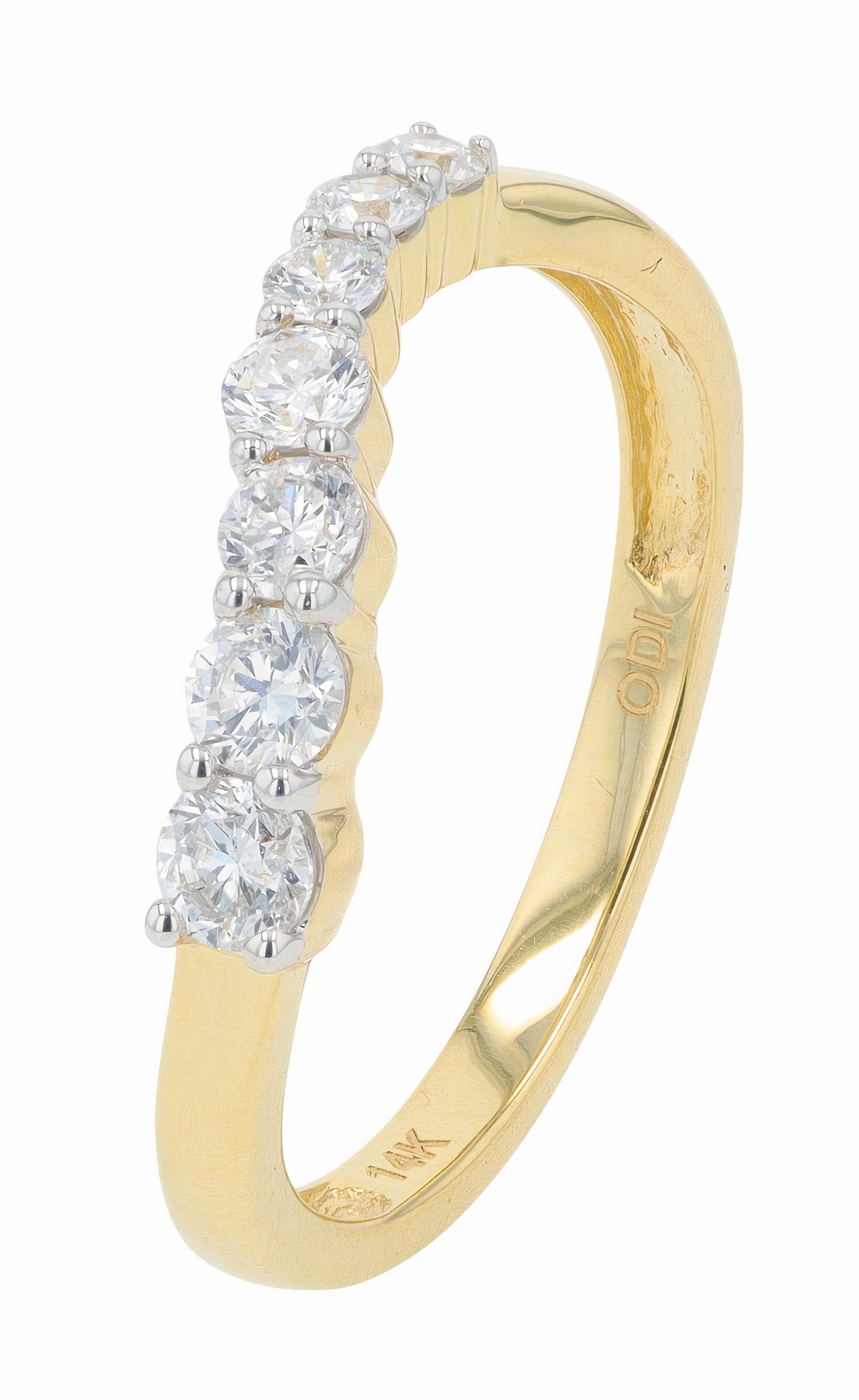 14K YG 1/2 CT Diamond Band