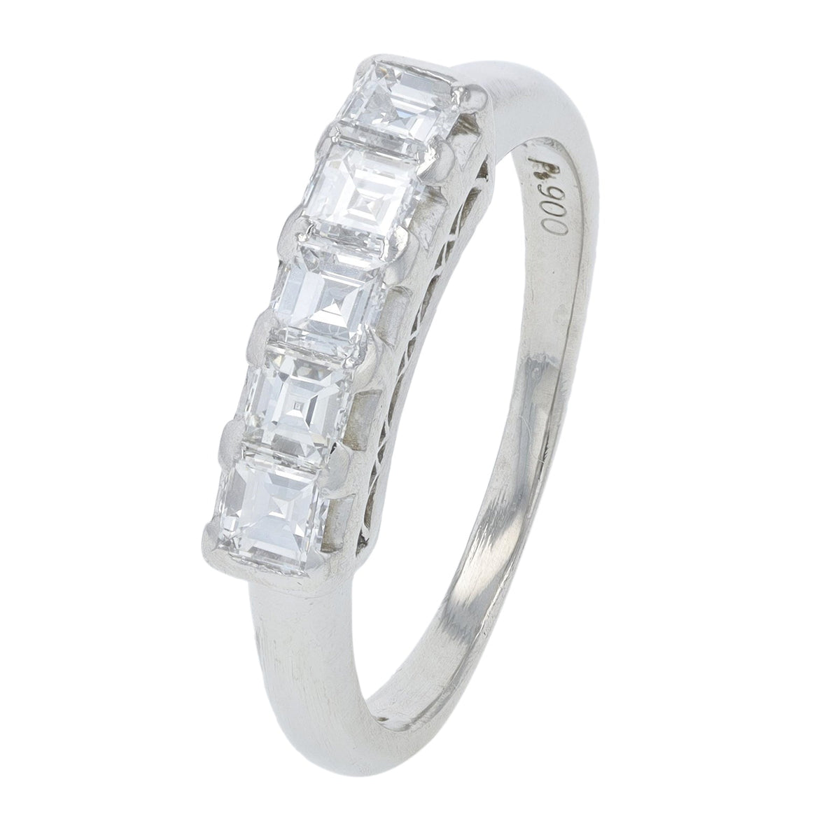 PT900 .72 CT Diamond Band