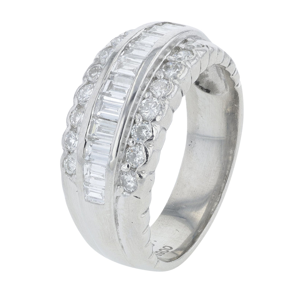 PT900 1 CT Diamond Band