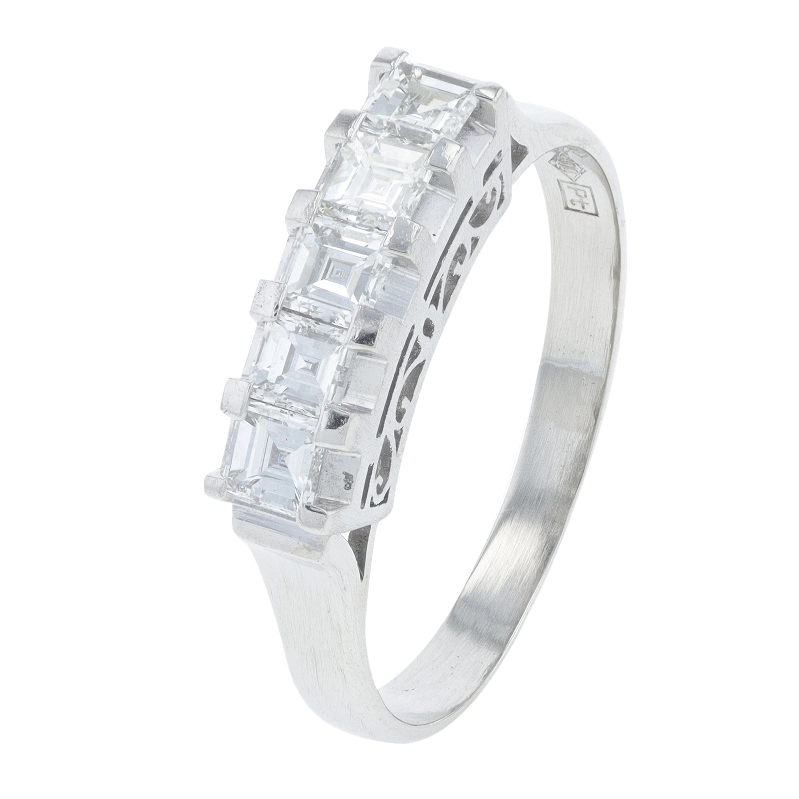 PT900 .72 CT Diamond Band