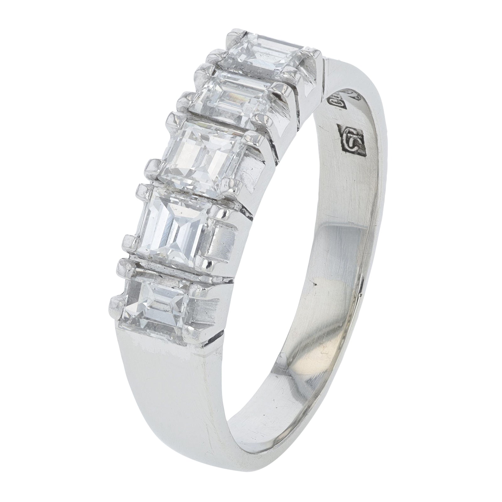 PT900 .88 CT Diamond Band