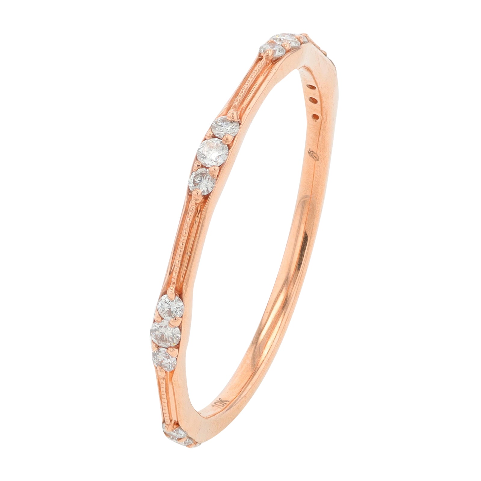 10K .15 CT Diamond Band<p><strong>More Colors Available</p></strong>