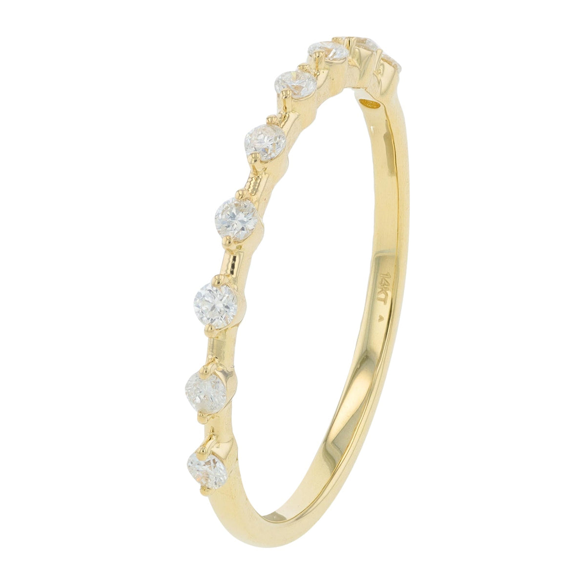 14K YG .18 CT Diamond Band