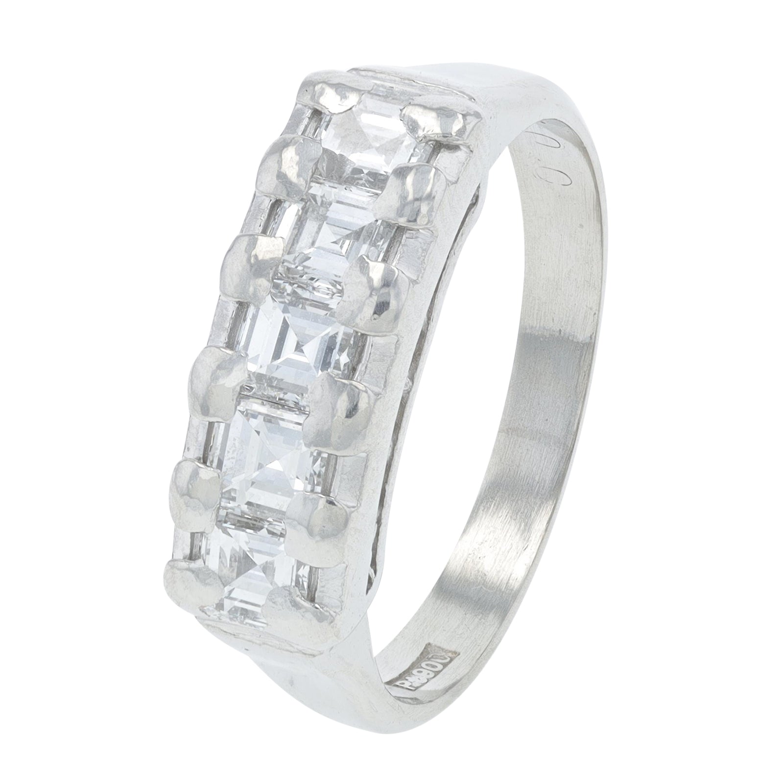 PT900 1 CT Diamond Band