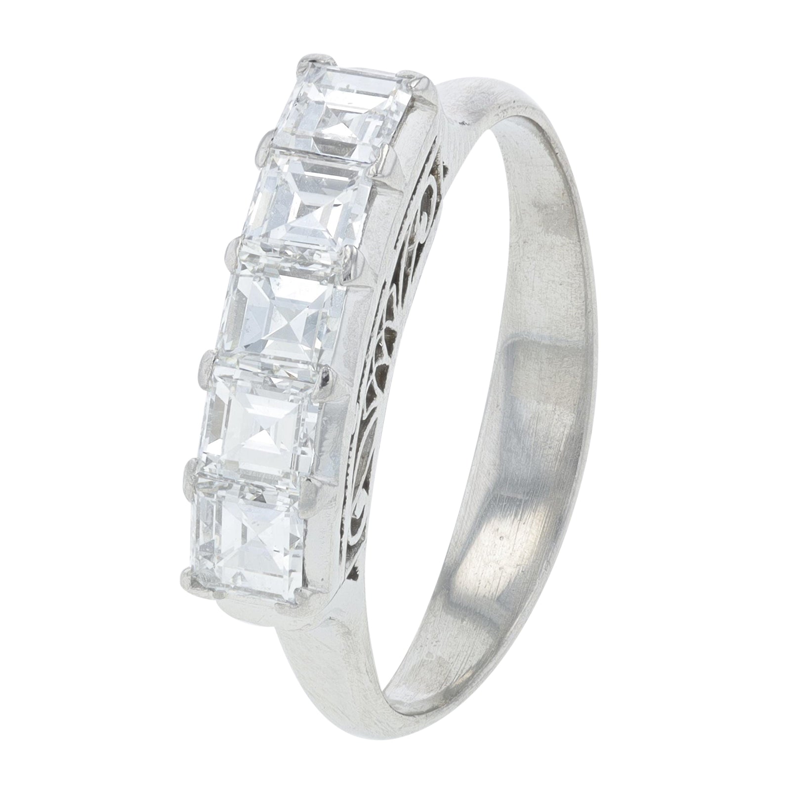 PT900 1 CT Diamond Band