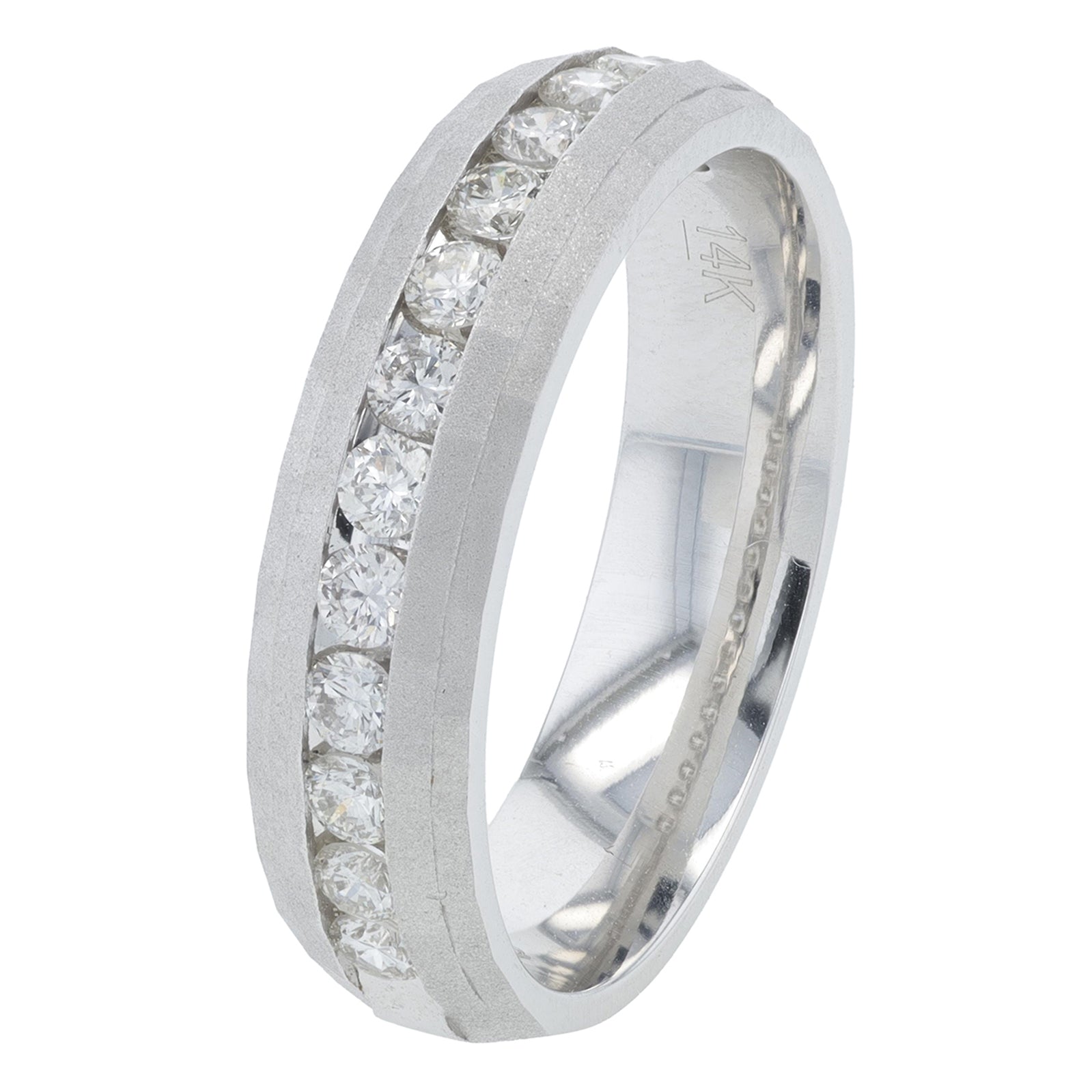 14K WG .50 CTW Diamond Band