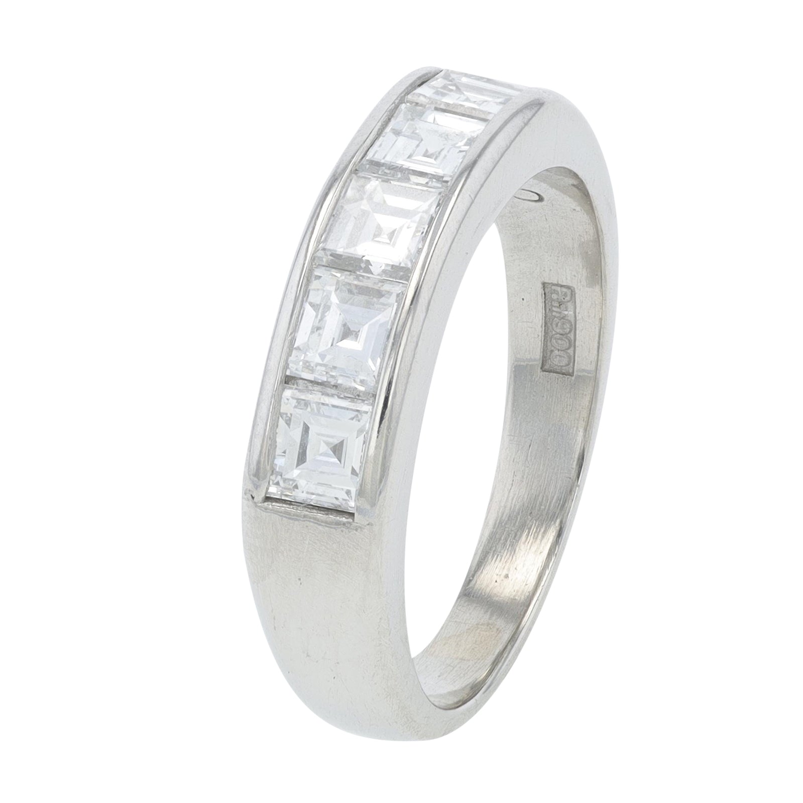 PT900 1 CT Diamond Band