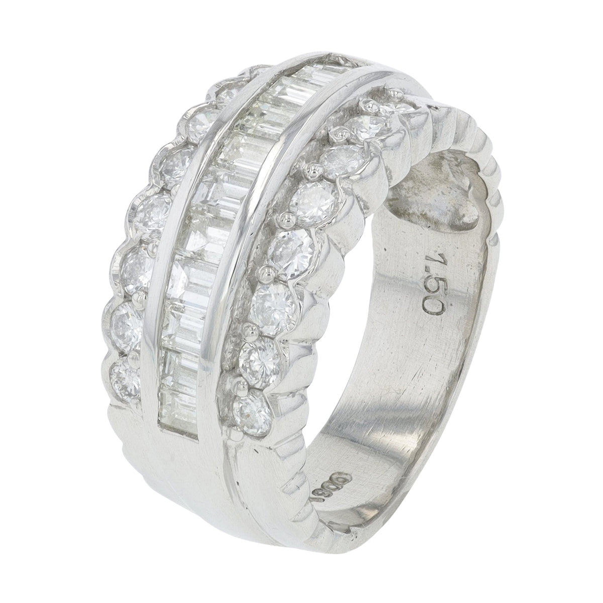 PT900 1.50 CT Diamond Band