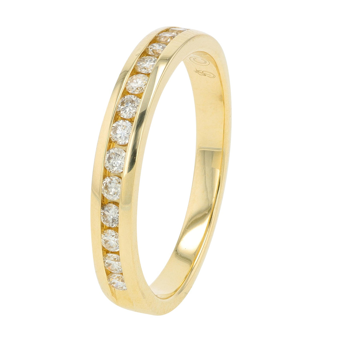 14K .25 CT Diamond Band<p><strong>More Colors Available</p></strong>