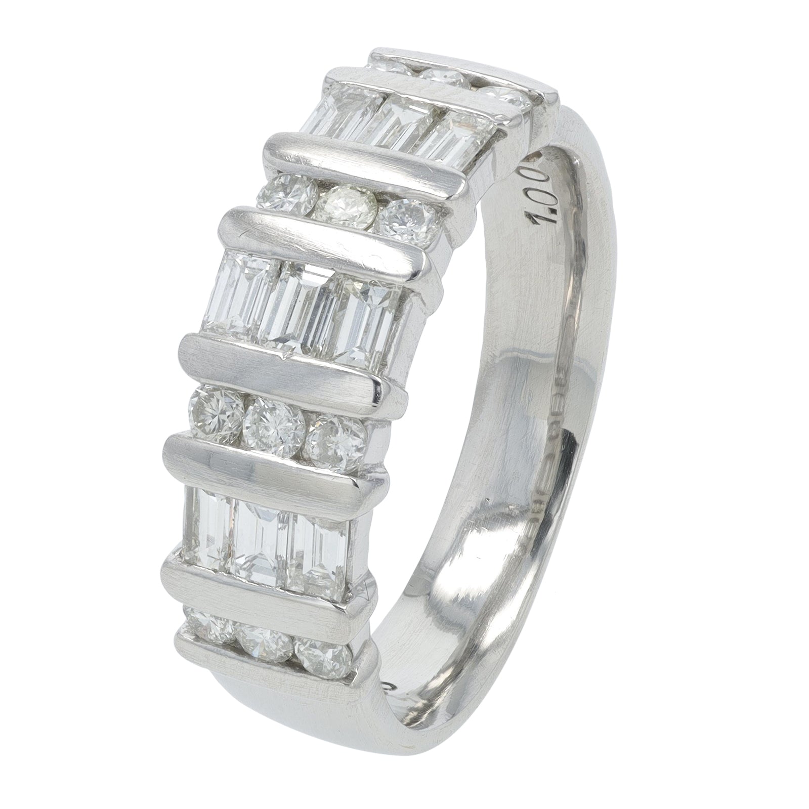 PT900 1 CT Diamond Band