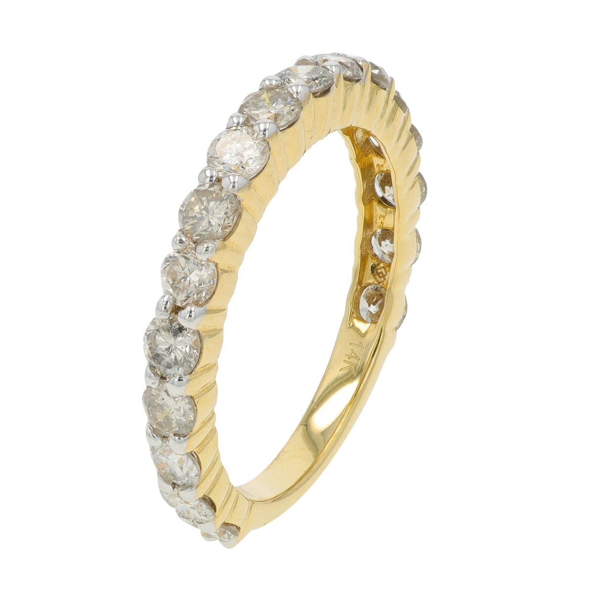 14K YG 1.50 CT Diamond Band