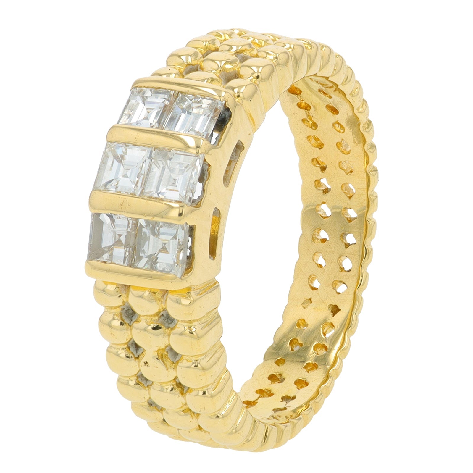 18K YG .62 CT Diamond Ring