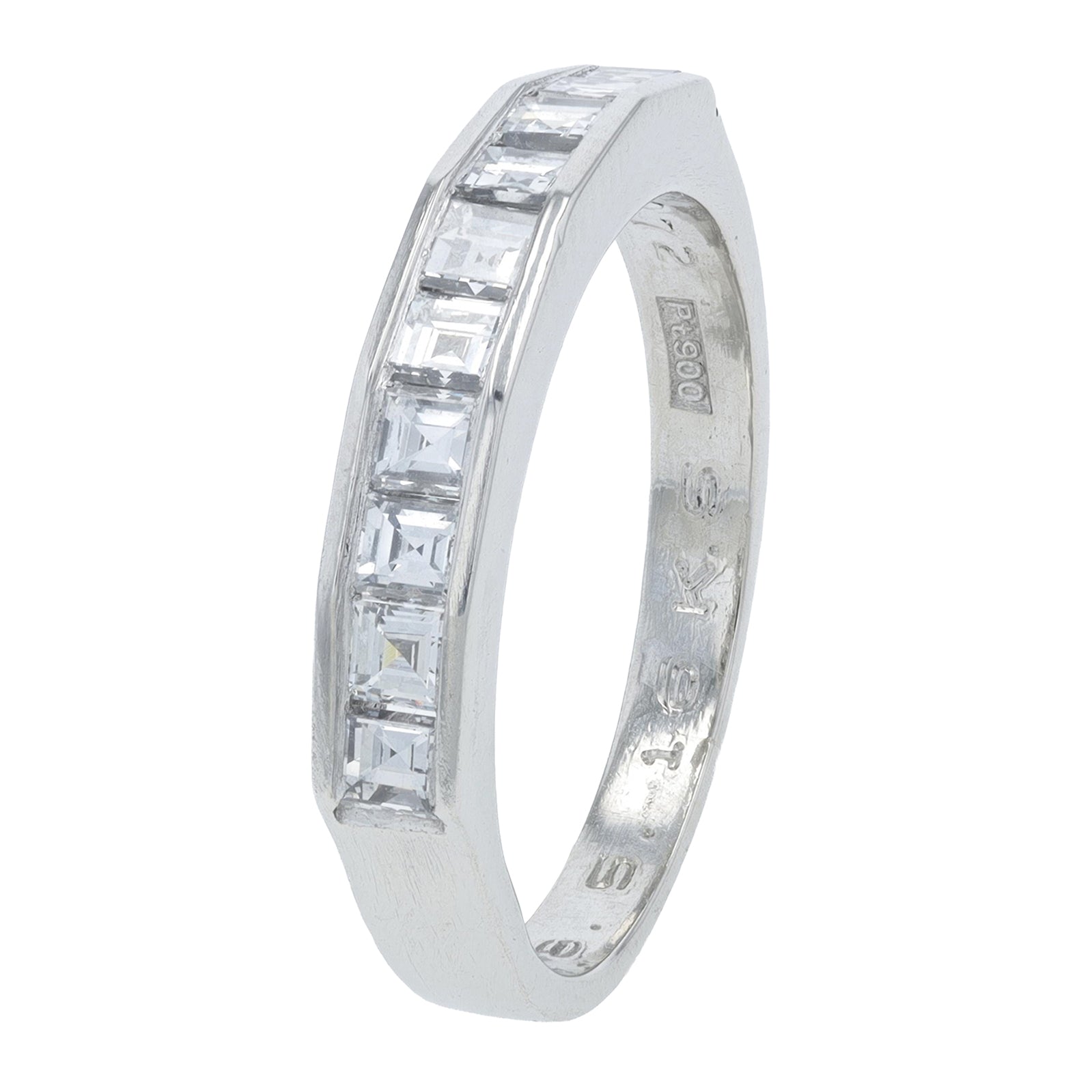 PT900 .72 CT Diamond Band