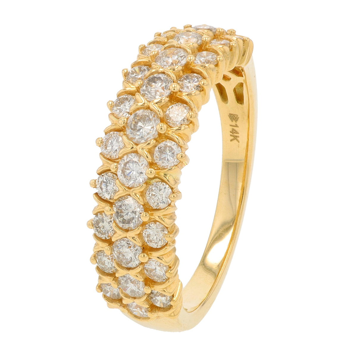14K YG 1.00 CT Diamond Band