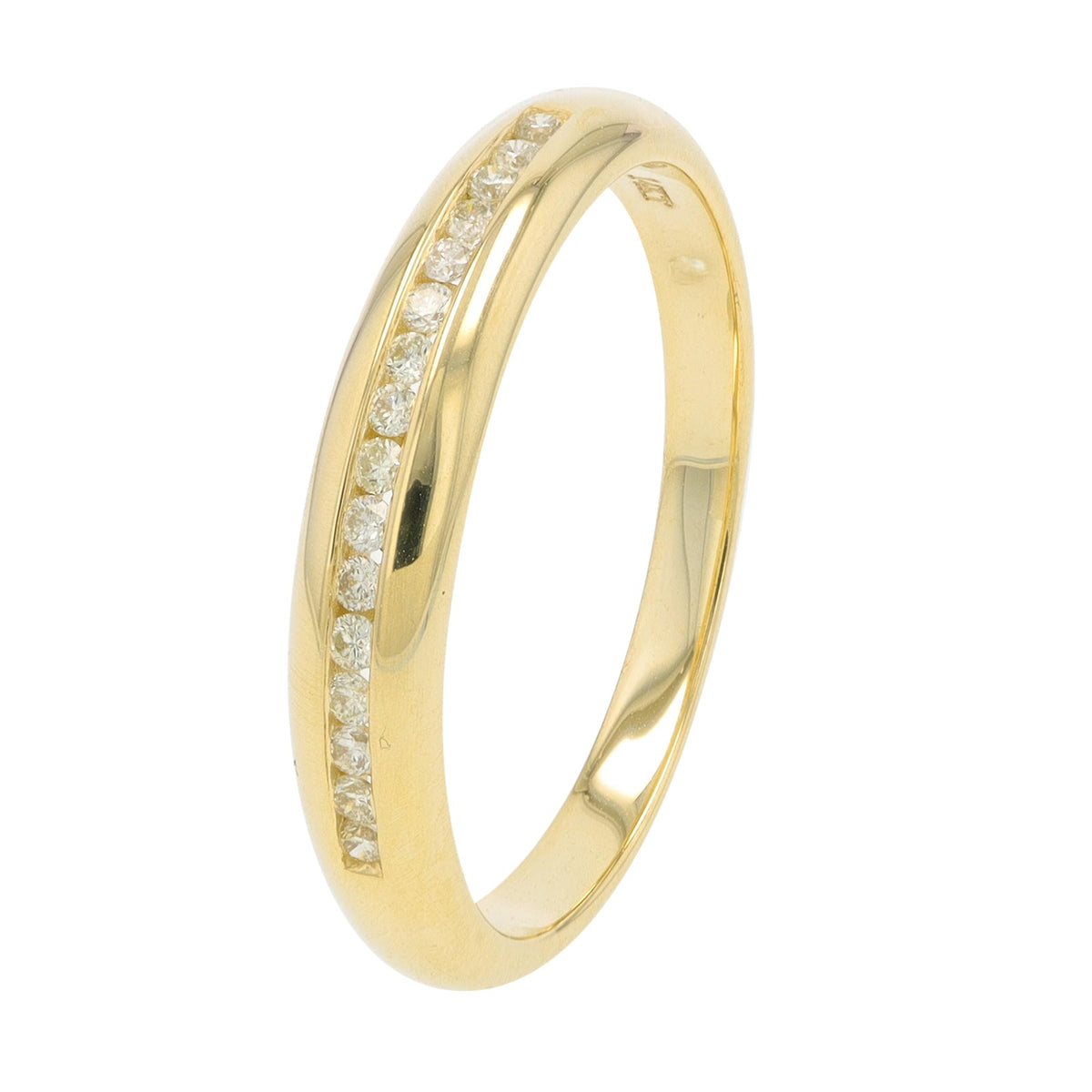 14K YG .13 CT Diamond Band