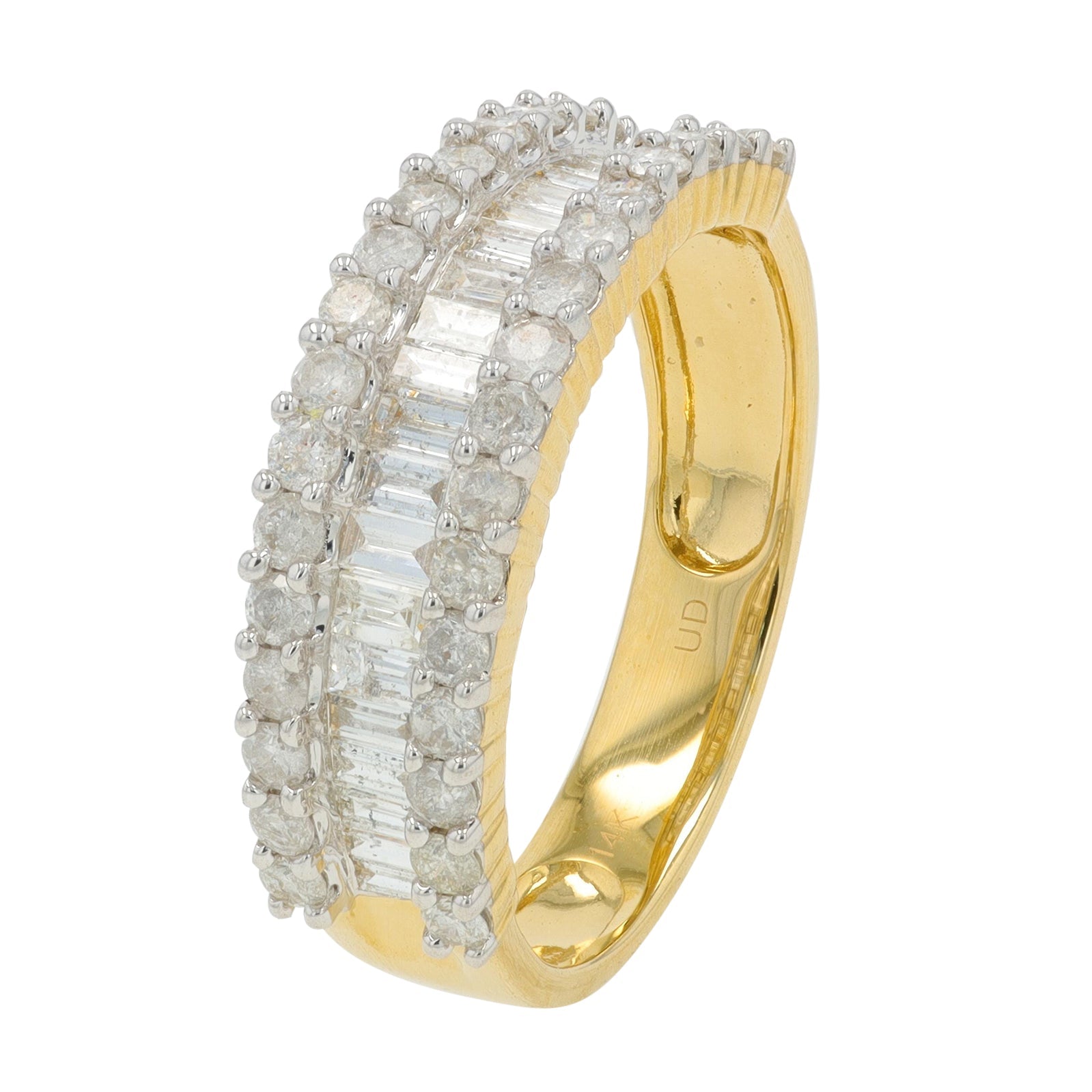 14K YG 1 CT Diamond Band