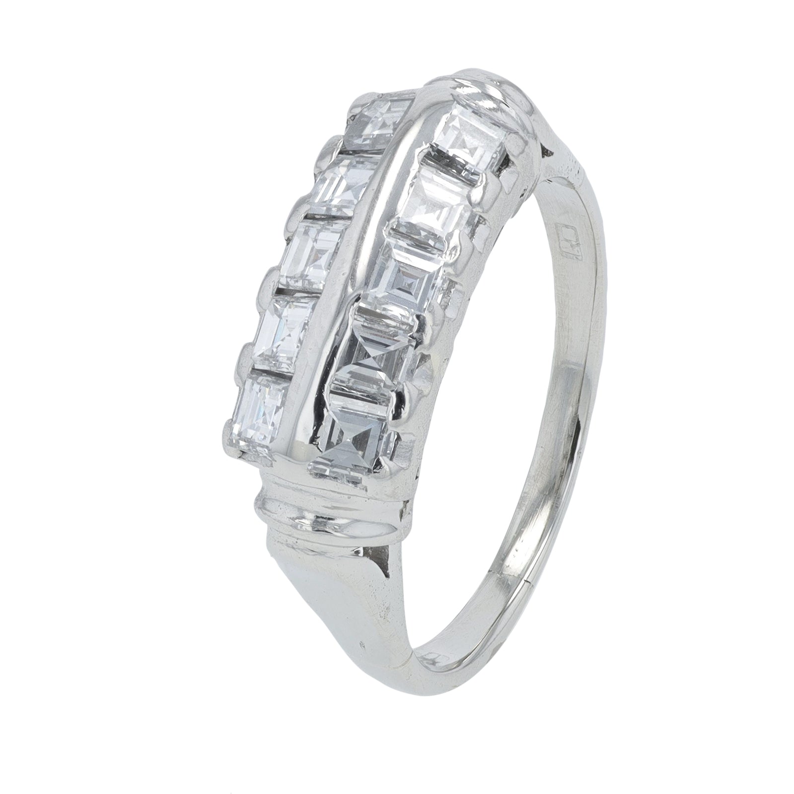 PT900 .89 CT Diamond Ring