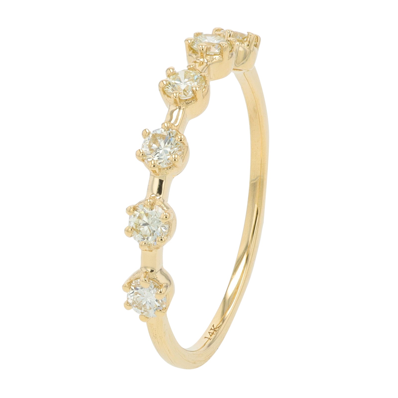14K YG .45 CT Diamond Band