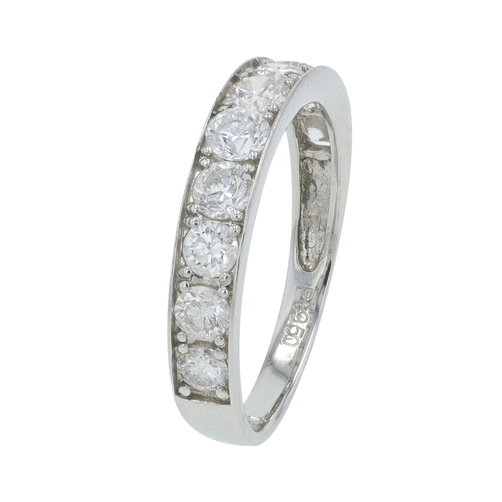 PT950 1 CT Diamond Band