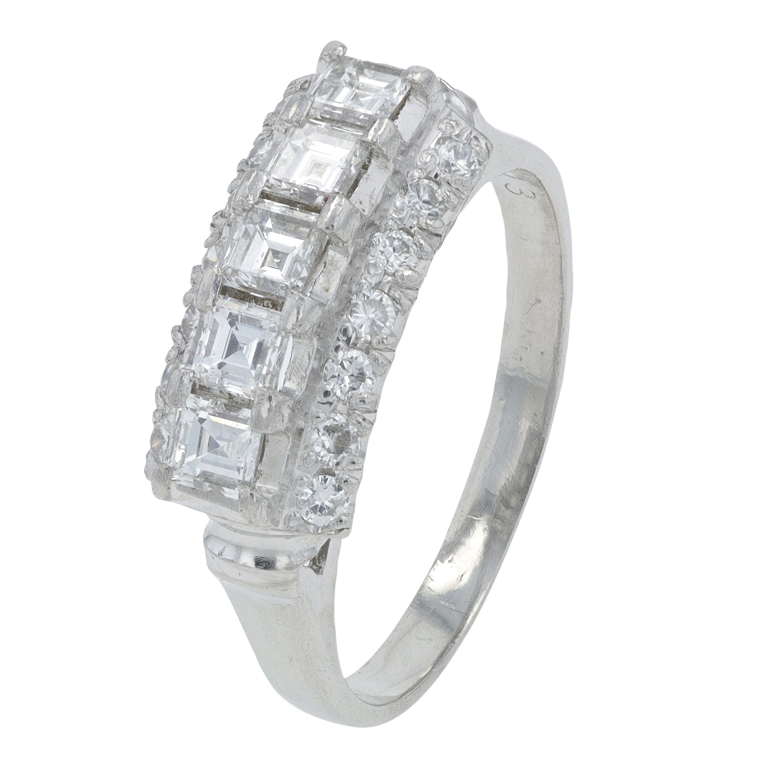 PT900 1.13 CT Diamond Band