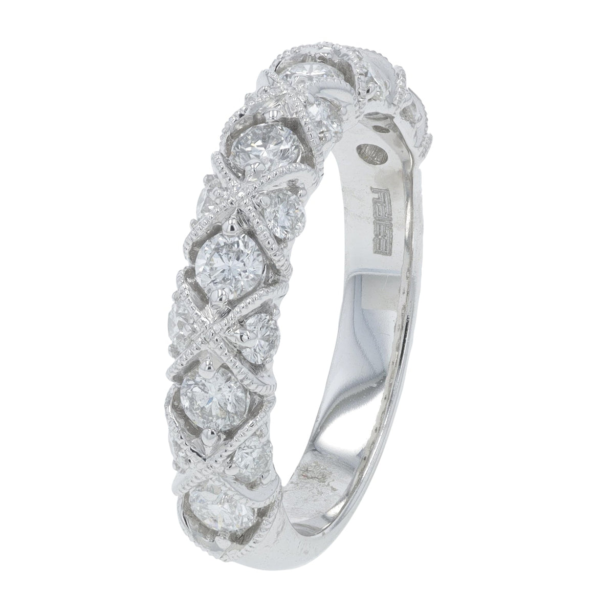 14K EFFY WG 1 CTW Diamond Ring