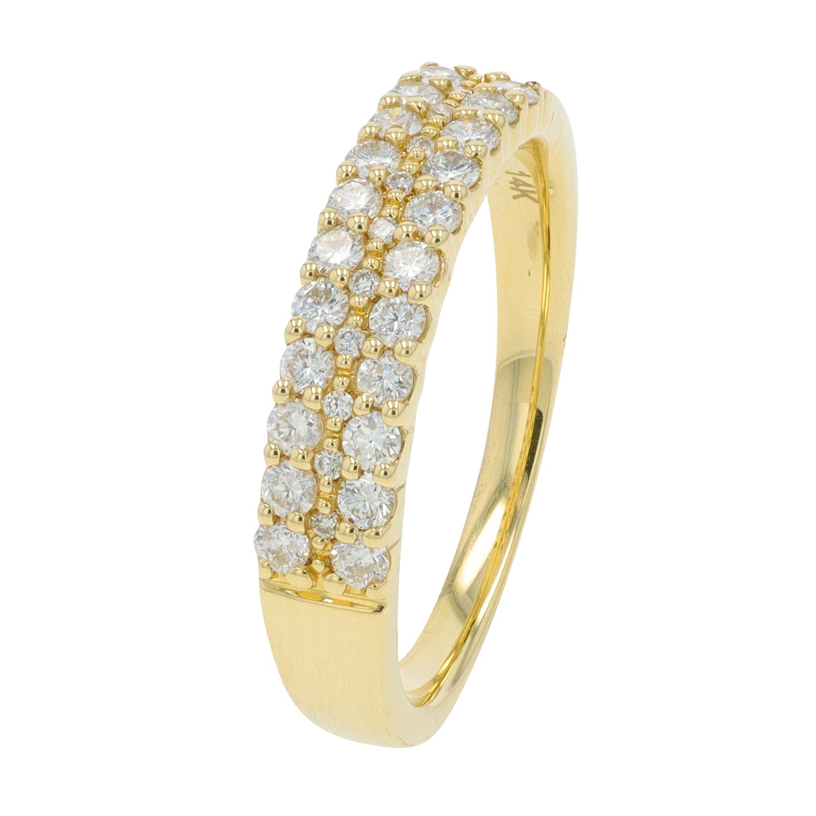 14K EFFY YG .50 CTW Diamond Ring