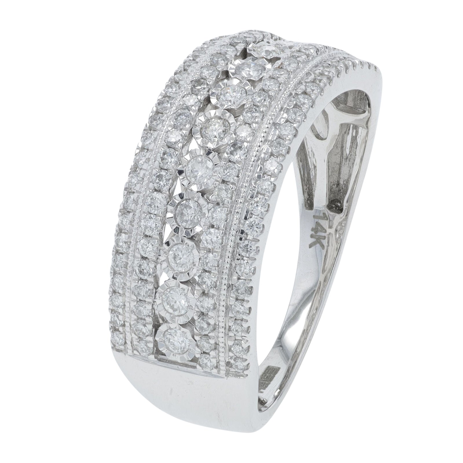 14K EFFY WG .50 CTW Diamond Ring