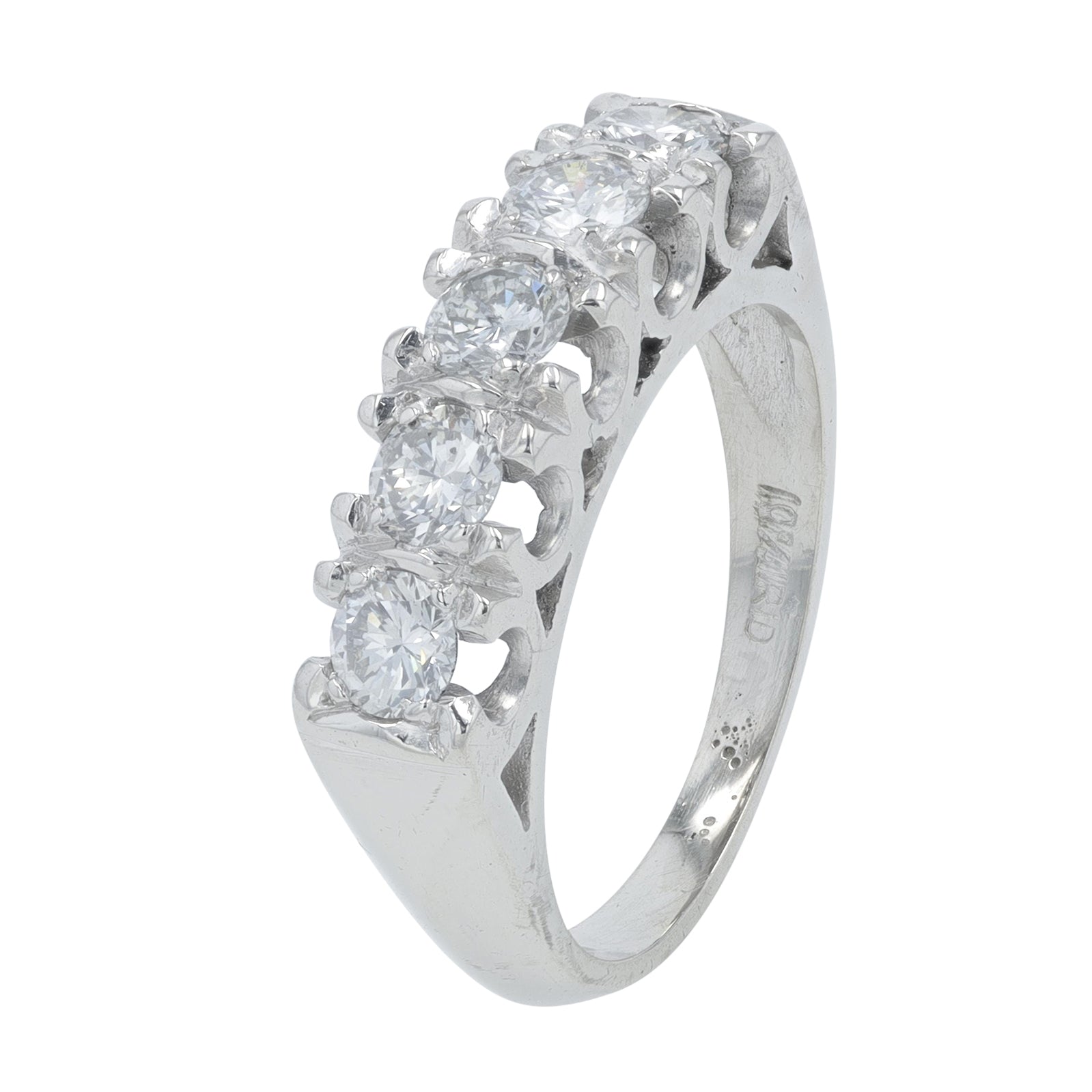 PLAT .75 CT Diamond Band