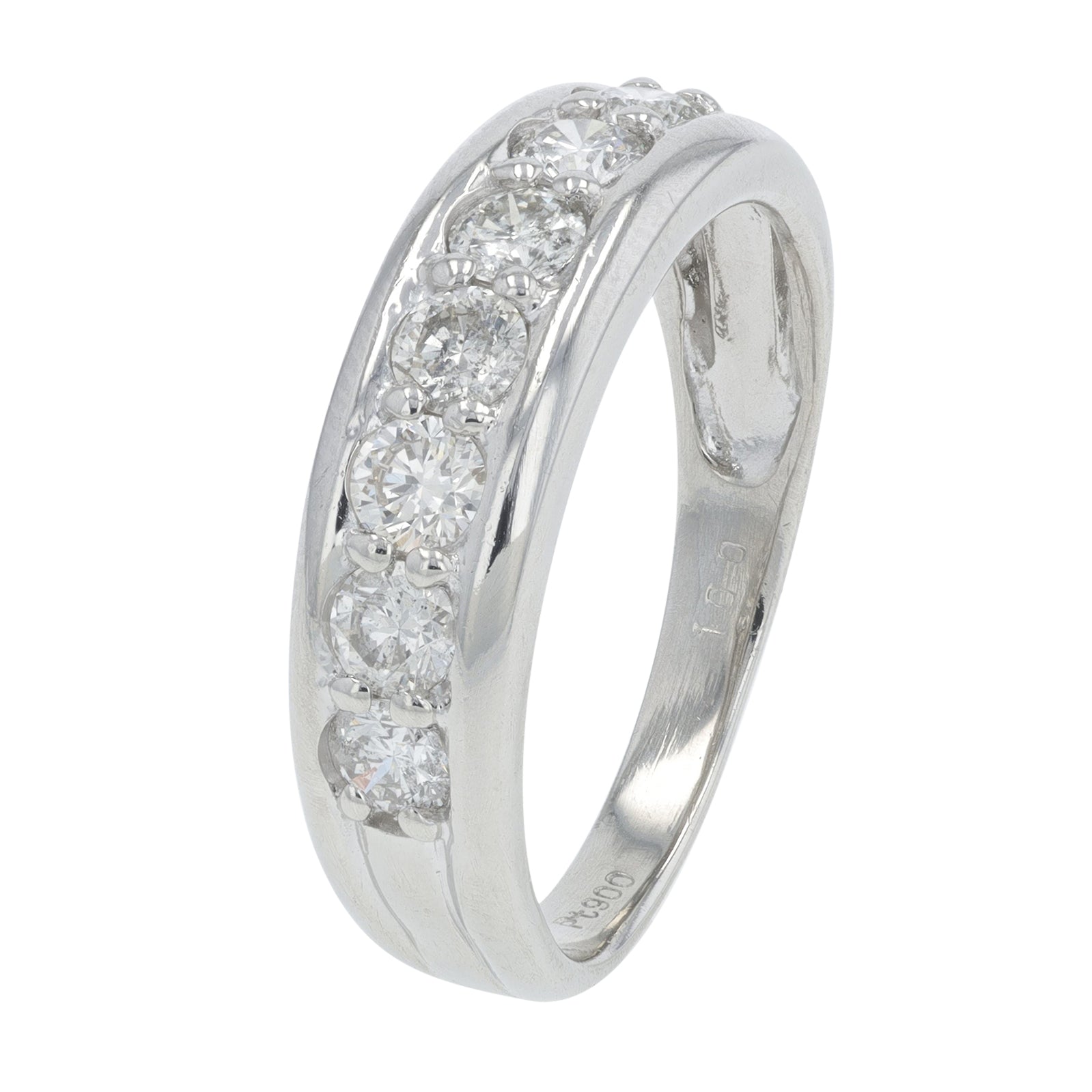 PT900 1 CT Diamond Band