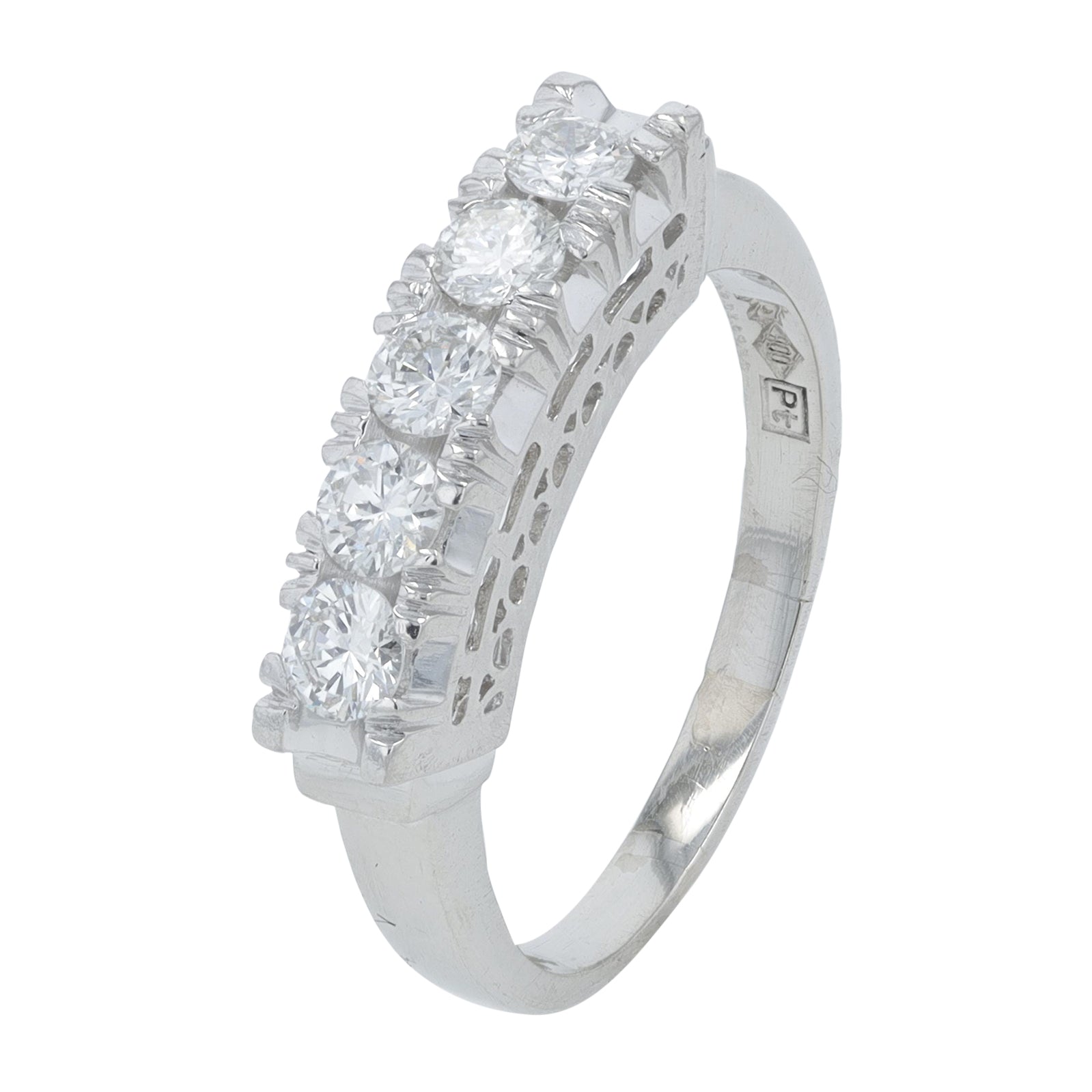 PT900 .53 CT Diamond Band
