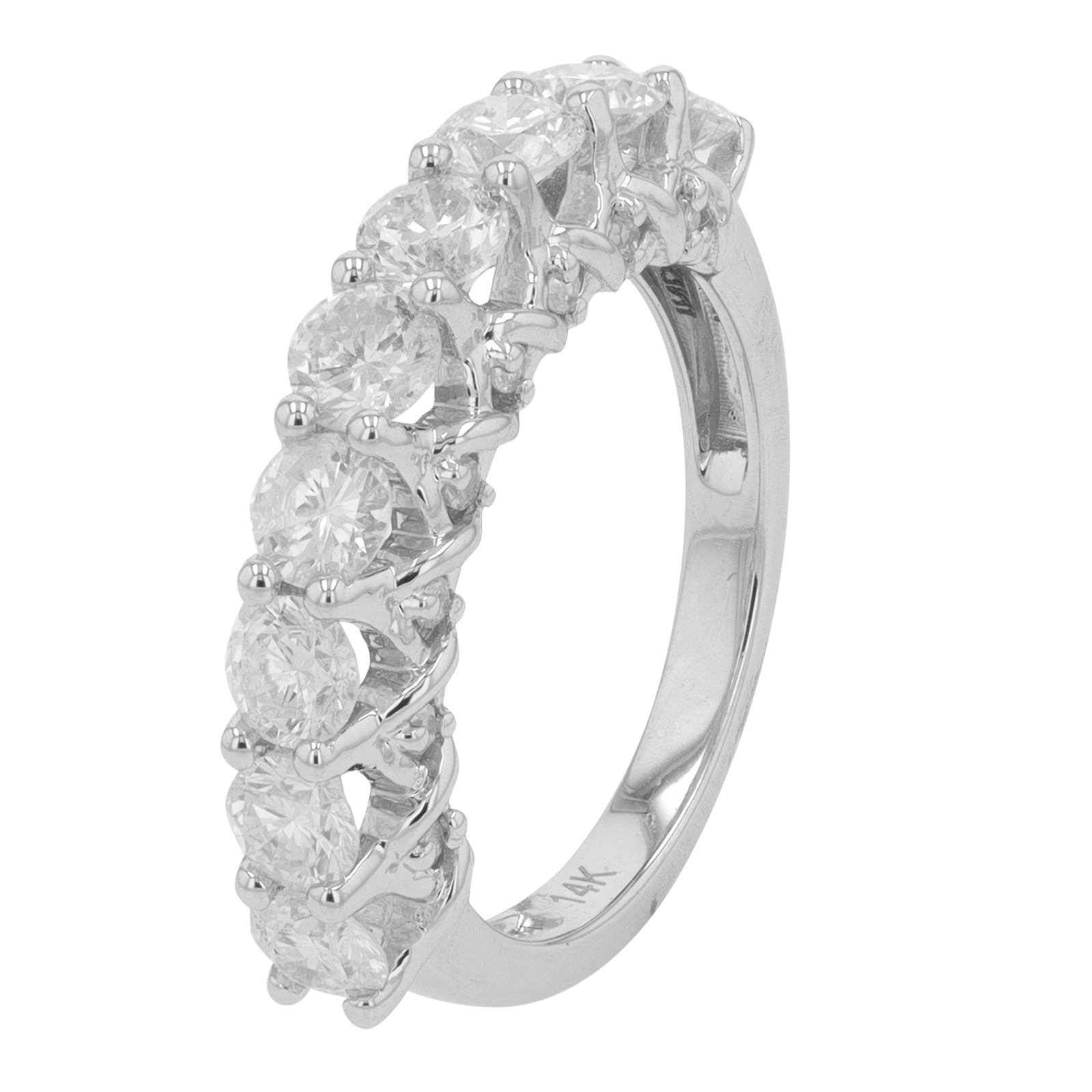 14K WG 1.50 CT Diamond Band